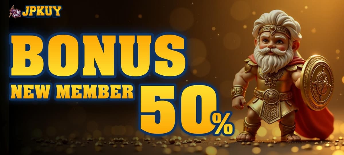 Bonus New Member 50% Banner