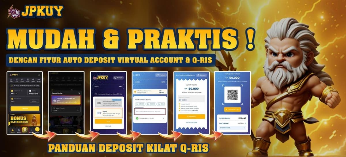 Deposit QRIS Kini Jauh Lebih Mudah Banner