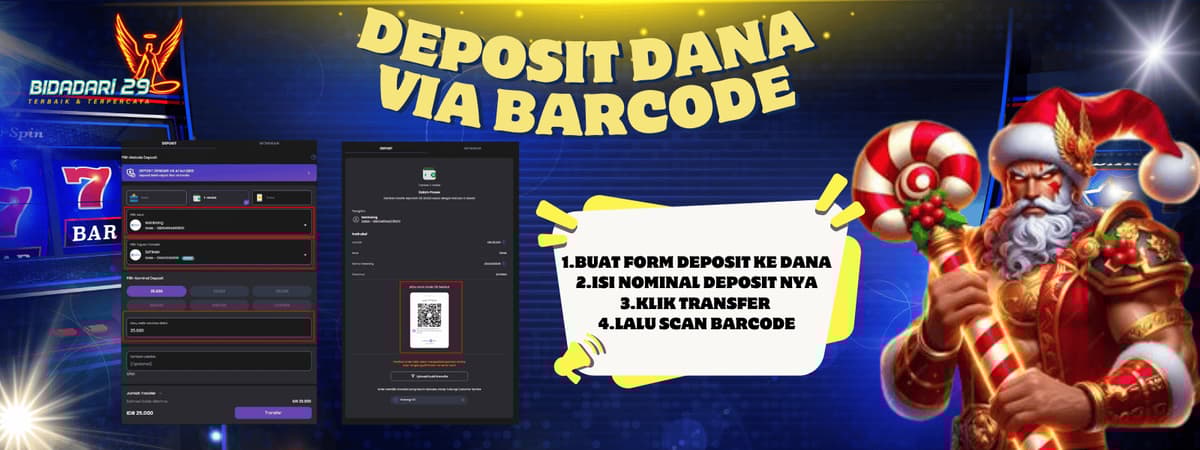 DEPOSIT DANA VIA BARCODE Banner
