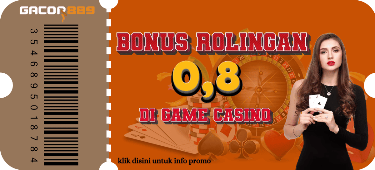 Promo CASINO BONUS ROLINGAN 0.8%