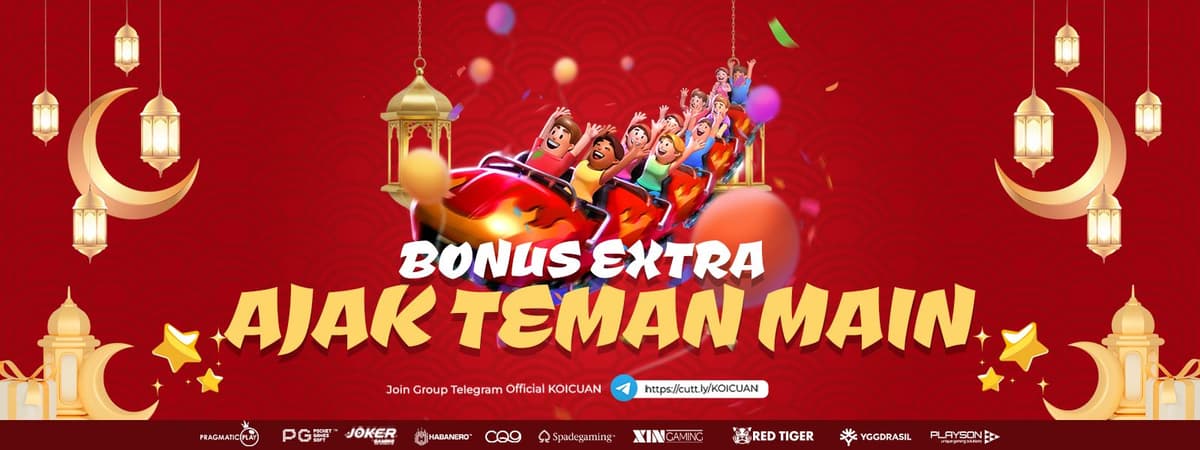 BONUS EXTRA AJAK TEMAN 10% ( DEPOSIT AWAL ) Banner
