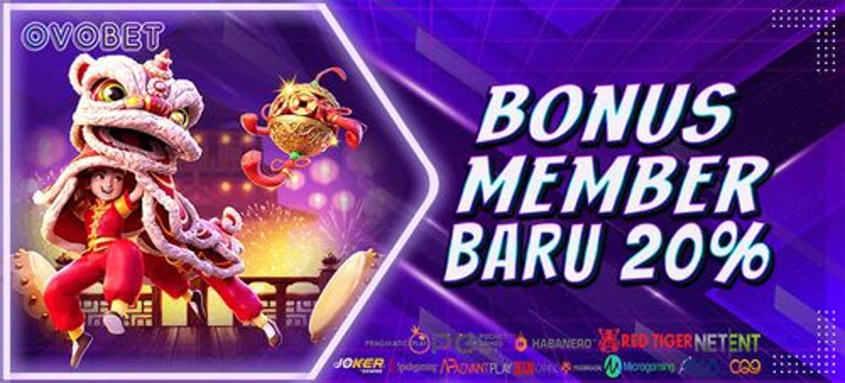 Promo BONUS MEMBER BARU 20% TO X3