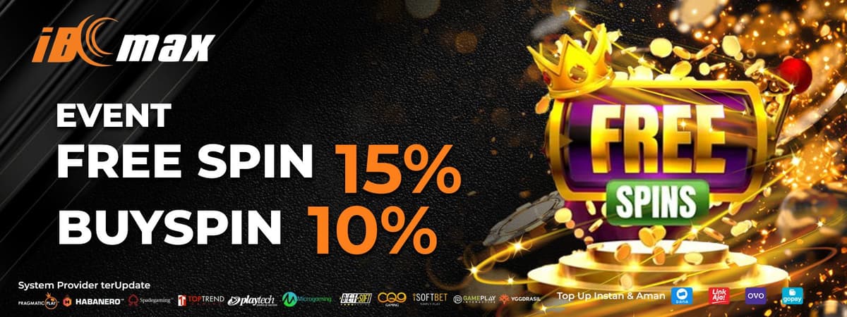 EVENT BUYSPIN 10% & FREESPIN 15% Banner