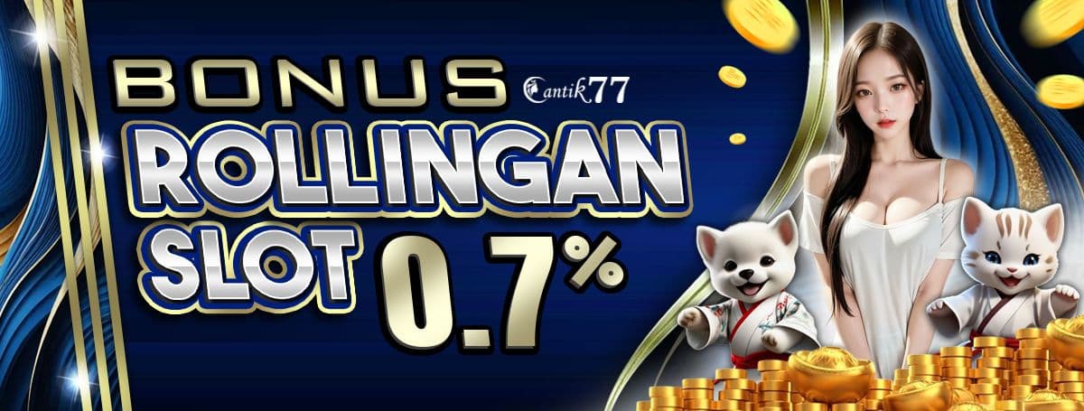 BONUS ROLLINGAN SLOT 0.7% Banner
