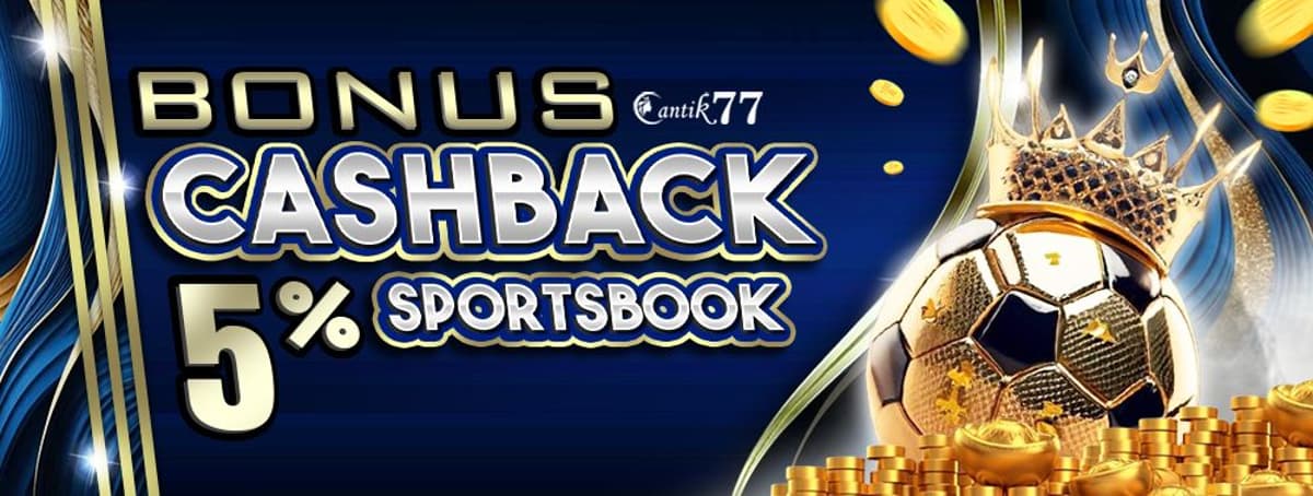 BONUS CASHBACK SPORTSBOOK 5% Banner