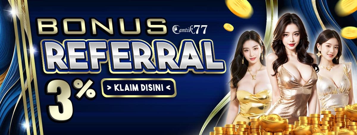 BONUS REFERRAL 3% Banner