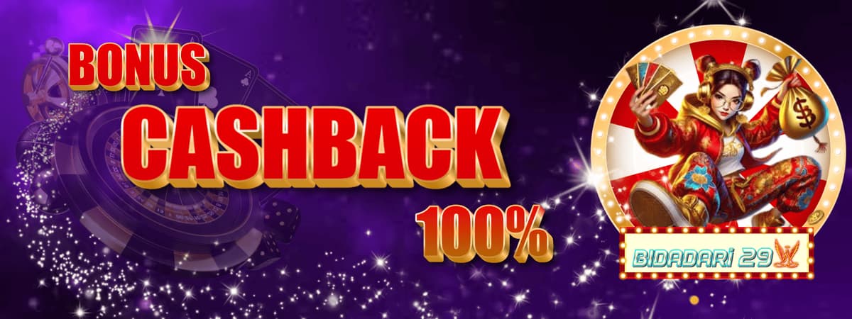 BONUS CASHBACK 100% Banner