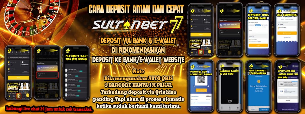 Deposit via qris cepat dan aman Banner