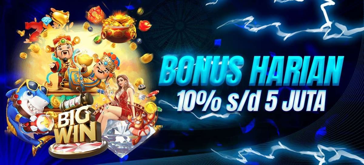 BONUS HARIAN 10%