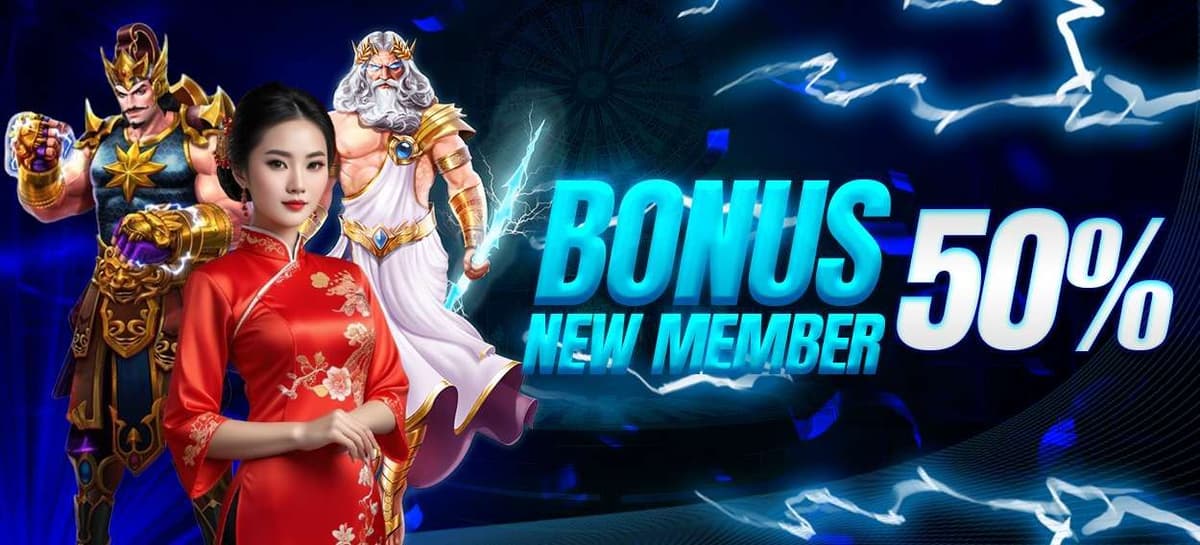 INDOVIP69 BONUS NEW MEMBER 50%