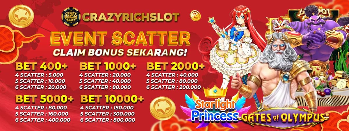 Promo SPECIAL EVENT SCATTER - CRAZYRICHSLOT