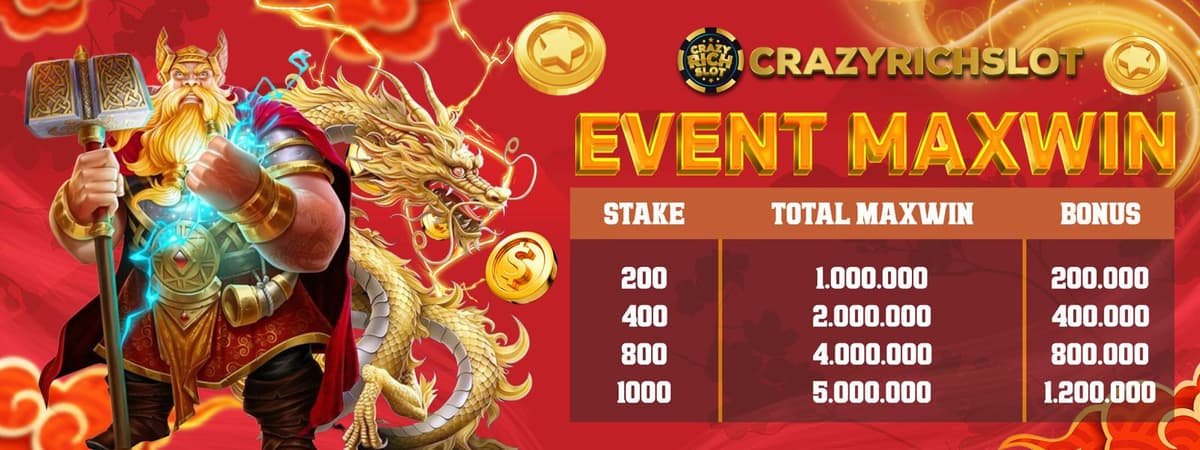 EVENT MAXWIN CRAZYRICHSLOT Banner