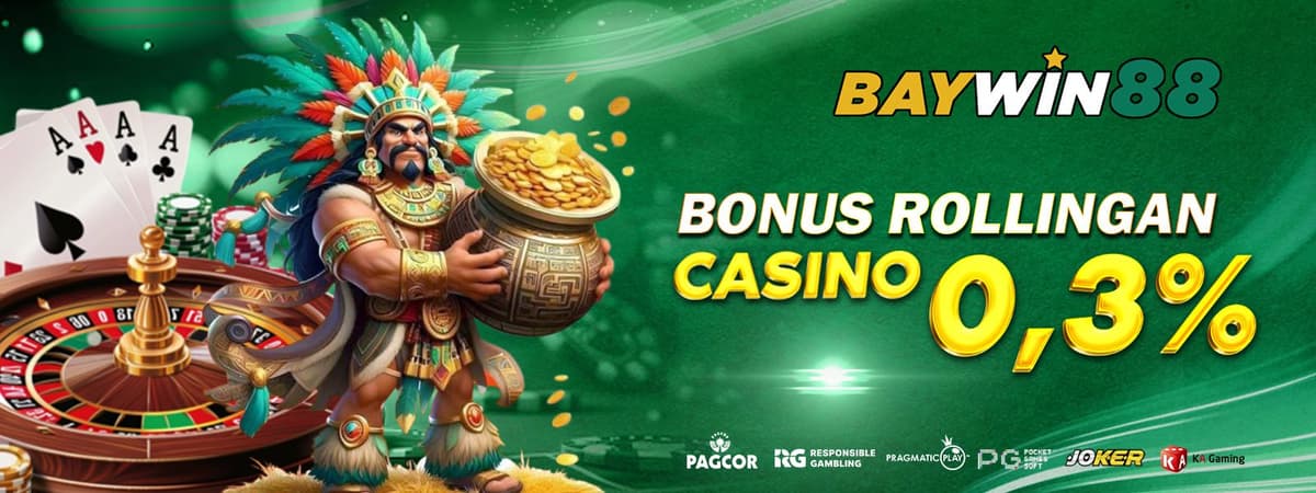 BONUS ROLLINGAN CASINO Banner