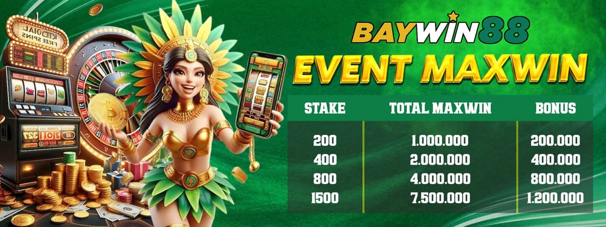 BONUS EVENT MAXWIN Banner