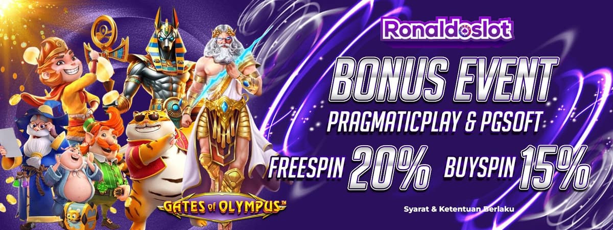 EVENT BUYSPIN 15% & FREESPIN 20% - RONALDOSLOT