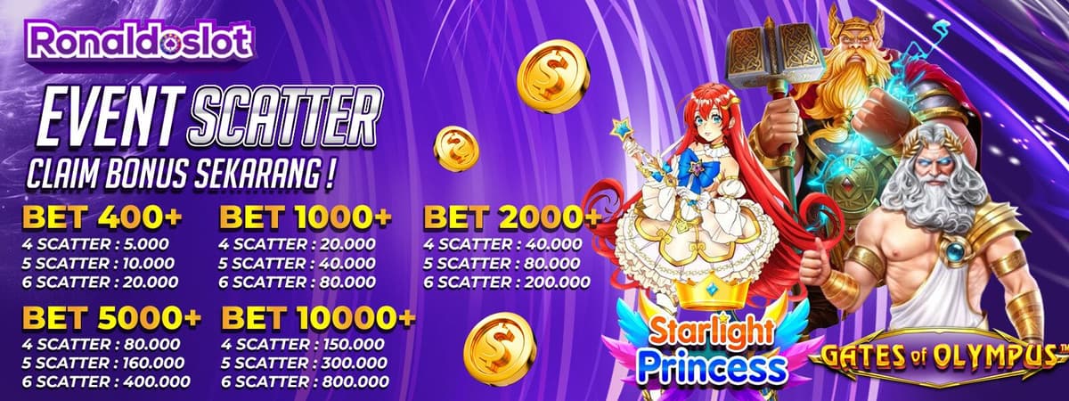 SPECIAL EVENT SCATTER - RONALDOSLOT