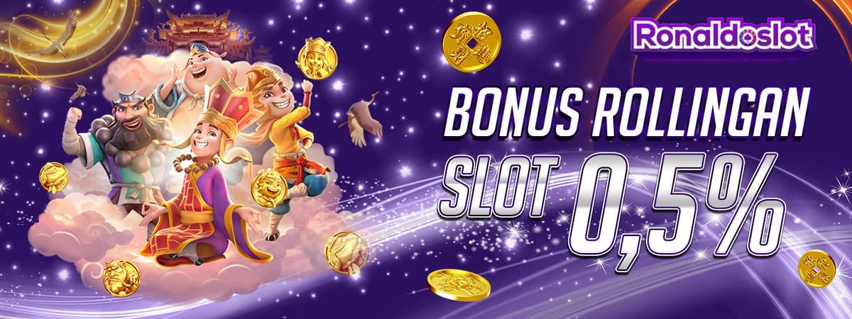BONUS ROLLINGAN SLOTS UP TO 0.5% - RONALDOSLOT