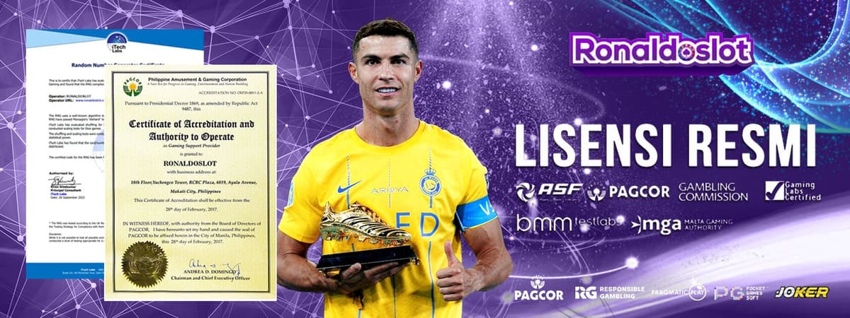 Ronaldo lisensi resmi Banner