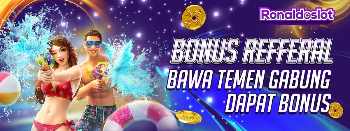 BONUS REFERRAL UP TO 8% - RONALDOSLOT