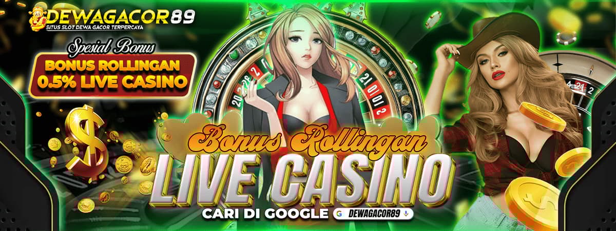BONUS MINGGUAN LIVE CASINO ROLLINGAN 0,5%