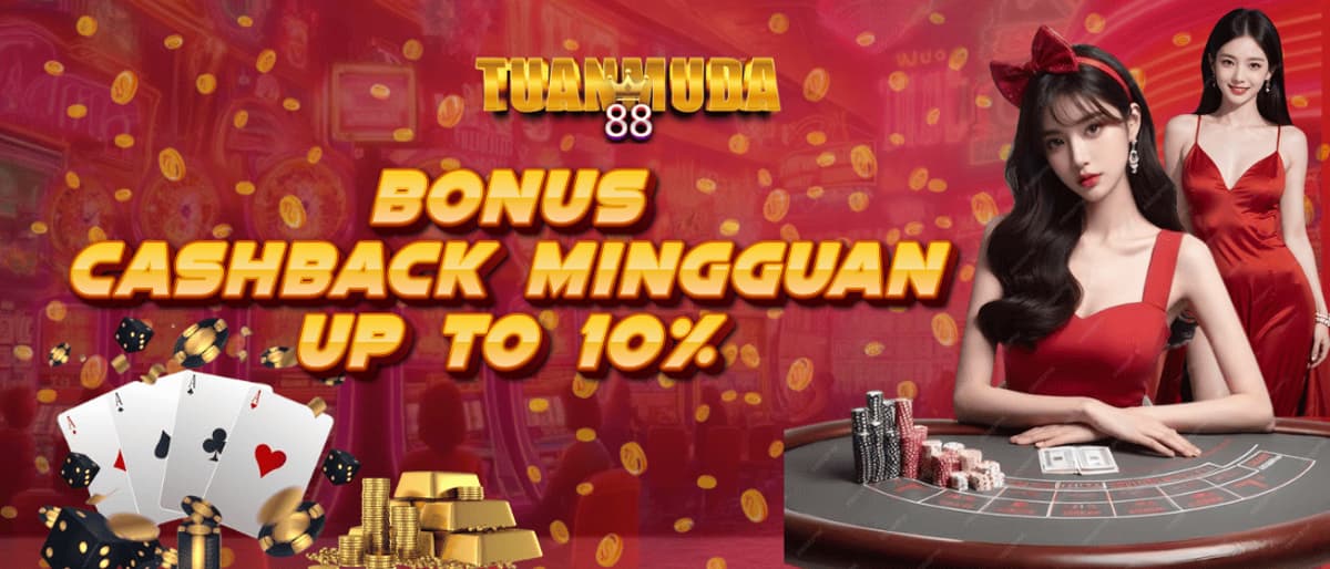 Bonus Cashback Mingguan Banner