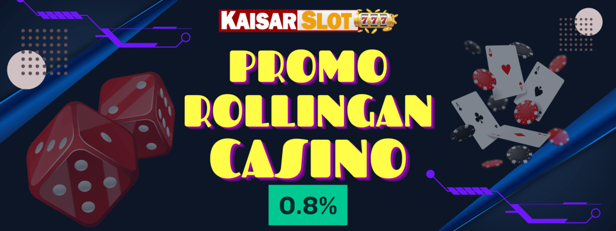 BONUS ROLLINGAN LIVE CASINO 0.8% (kecuali PPBLACKJACK dan Pretty Gaming)