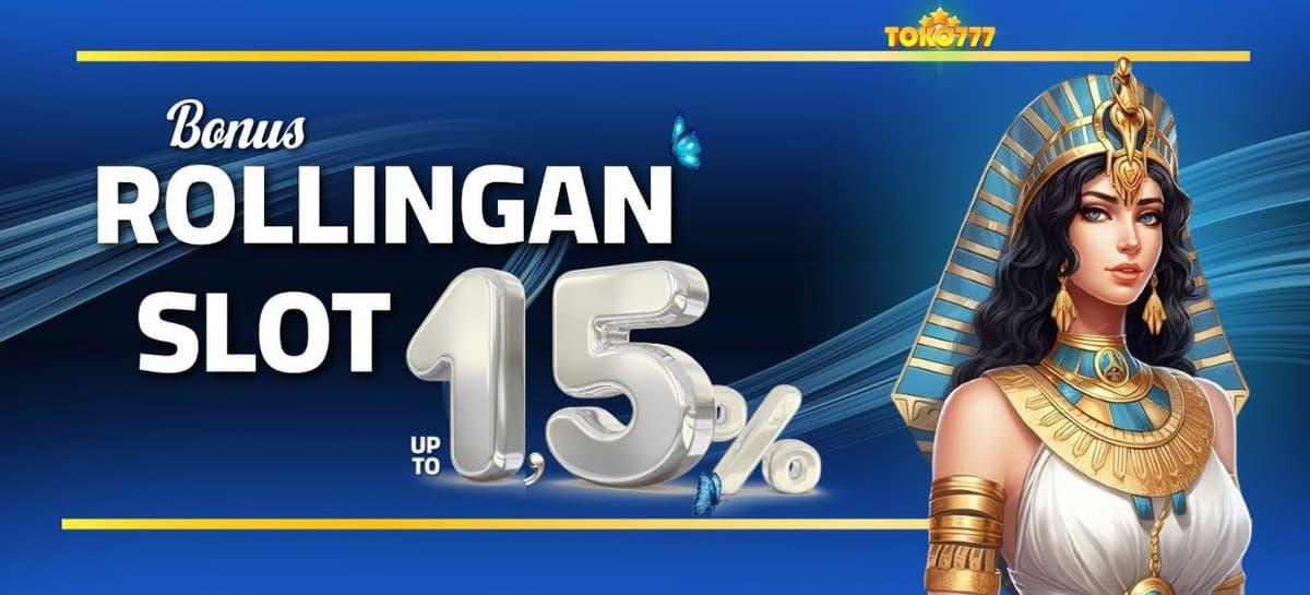 BONUS ROLLINGAN SLOT 1,5%