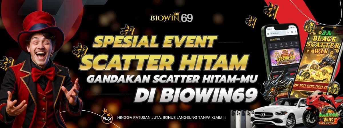 MAHJONG BLACK SCATTER Banner