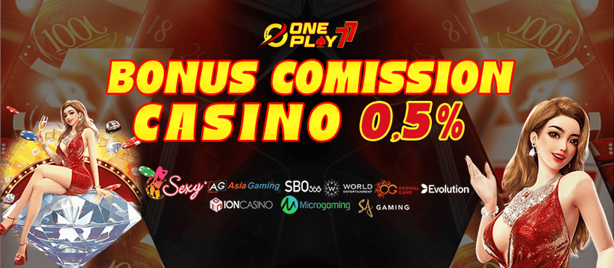 Promo KOMISI CASINO 0.5%