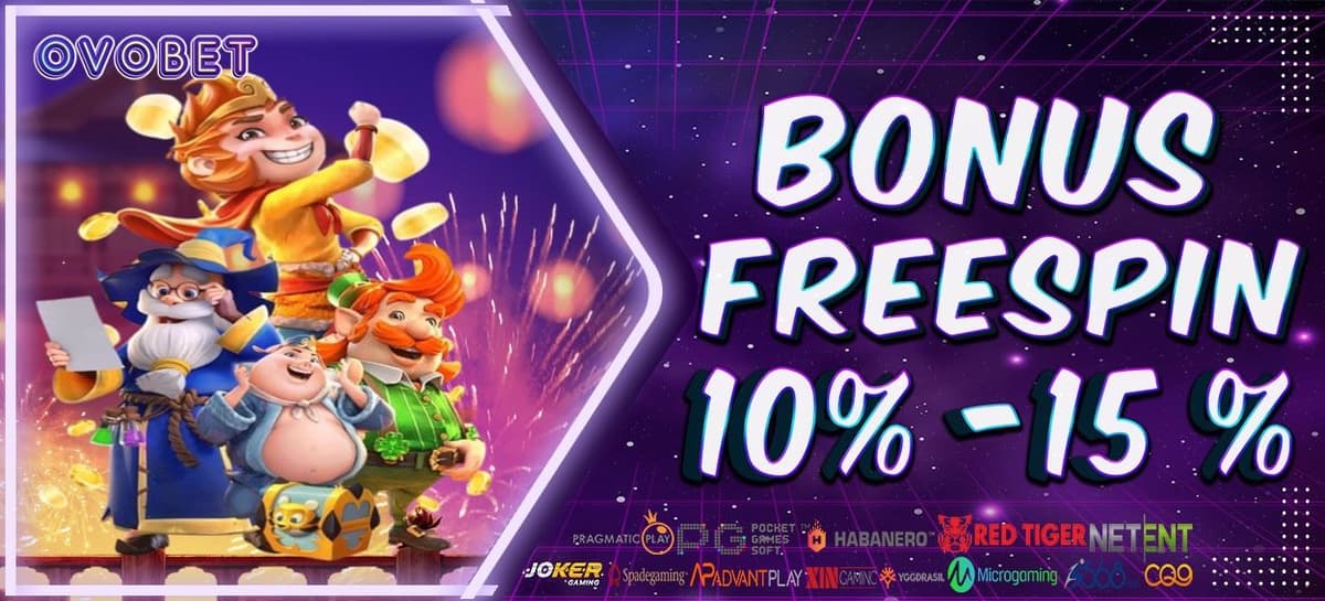 Promo BONUS FREESPIN 10%-15%