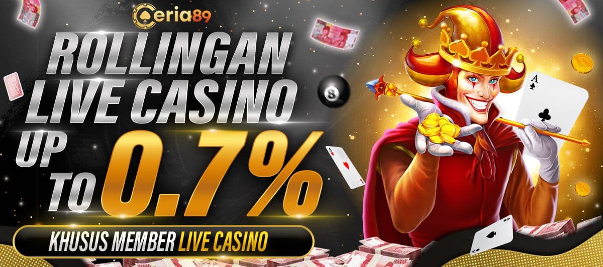 ROLLINGAN LIVE CASINO 0.7% CERIA89