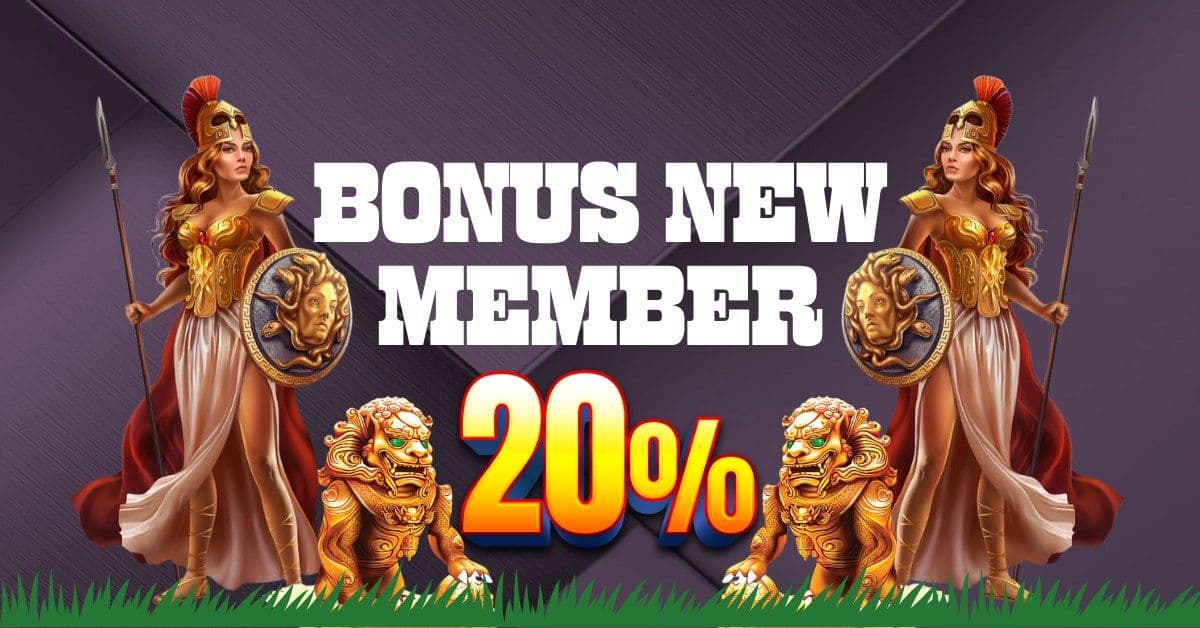 BONUS NEW MEMBER 20% Banner