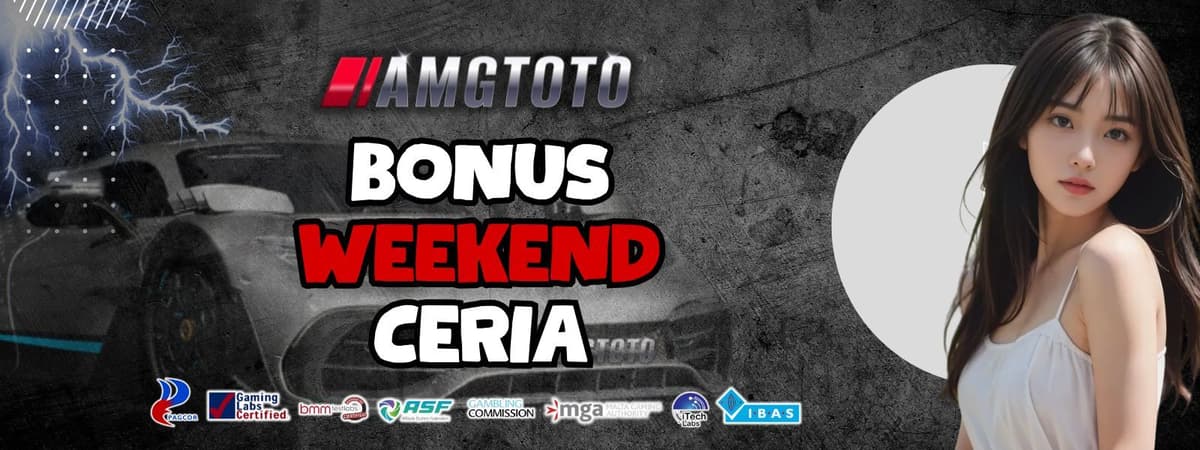 Bonus Weekend Ceria AMGTOTO Banner