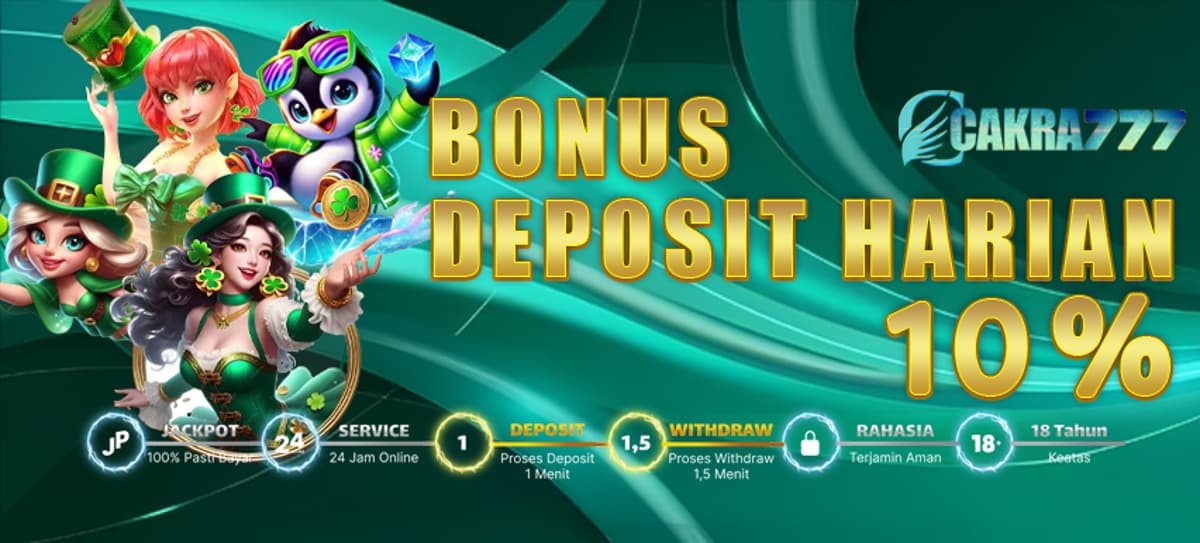 Promo Bonus 10% Harian