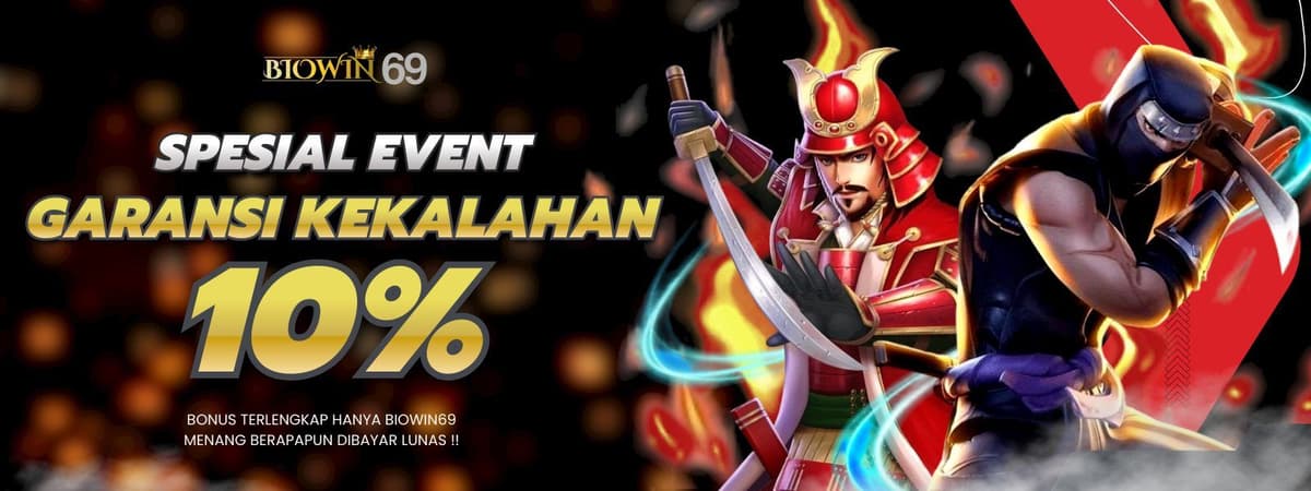 GARANSI KEKALAHAN 10% Banner