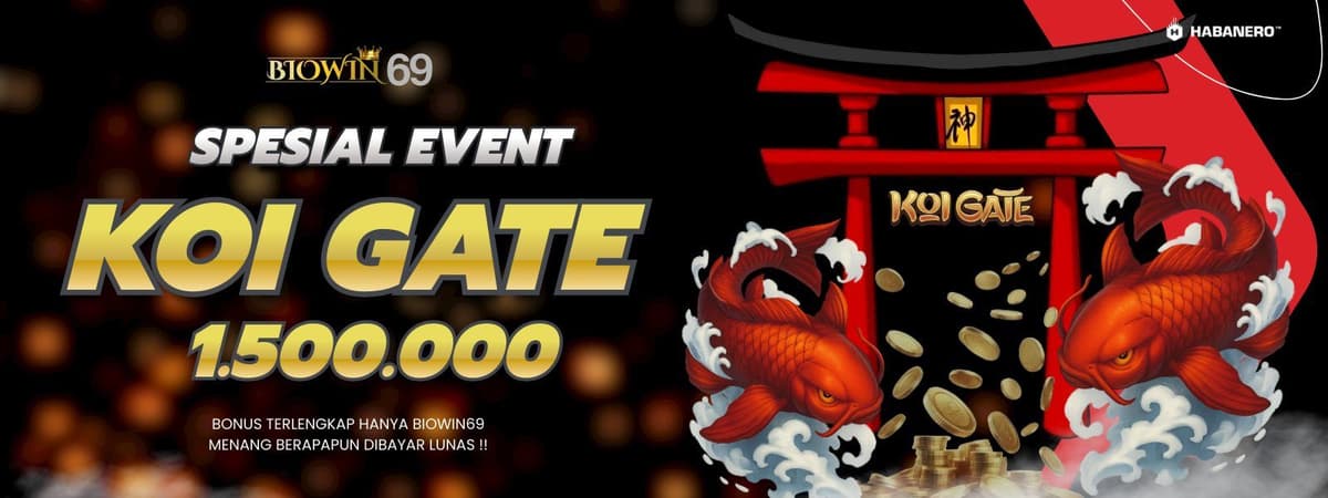 BONUS KOI GATE Banner