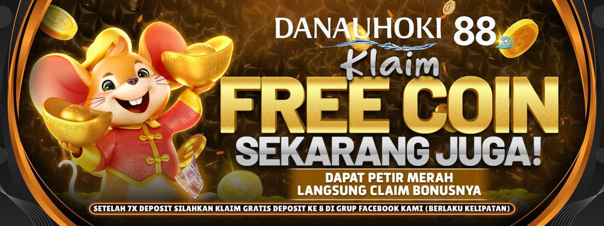 DANAUHOKI88 | Bonus Gratis Deposit ke-8 Setiap Minggu! Klaim Hingga 1 Juta! Banner