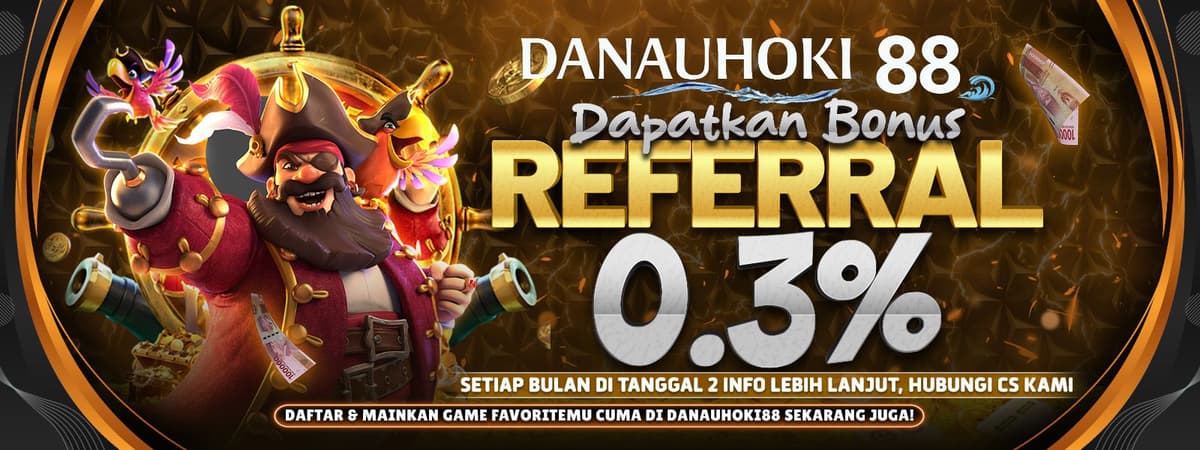DANAUHOKI88 | Program Referral Member Get Member! Raih Bonus Tiap Bulan! Banner