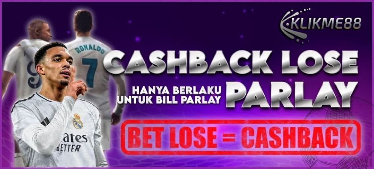 Promo CASHBACK LOSE PARLAY 100%