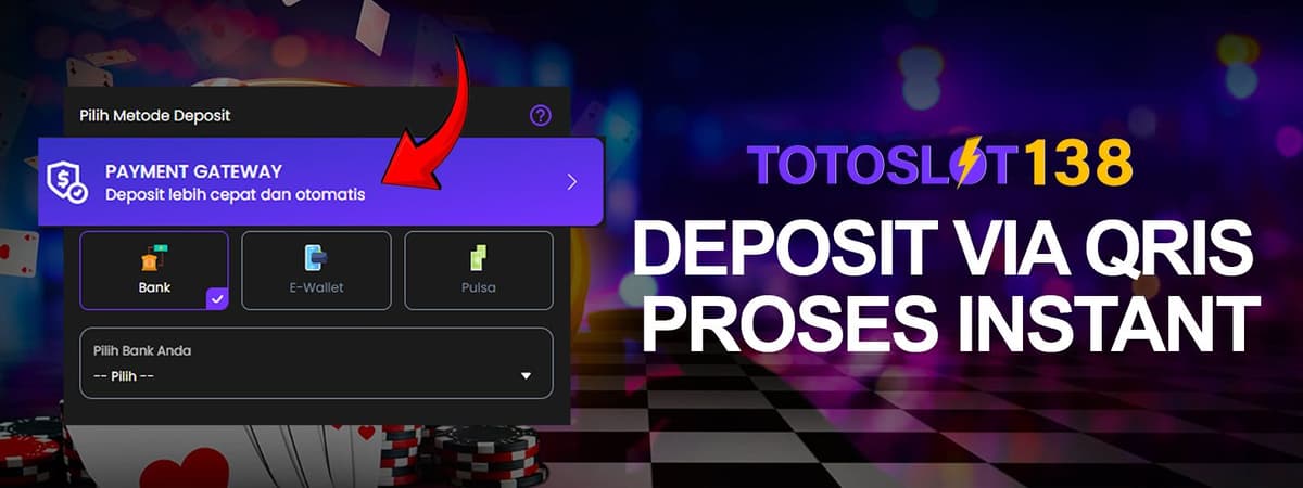 Deposit Instant QRIS Banner