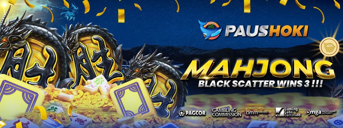 MAHJONG BLACK SCATTER WINS 3 !!!