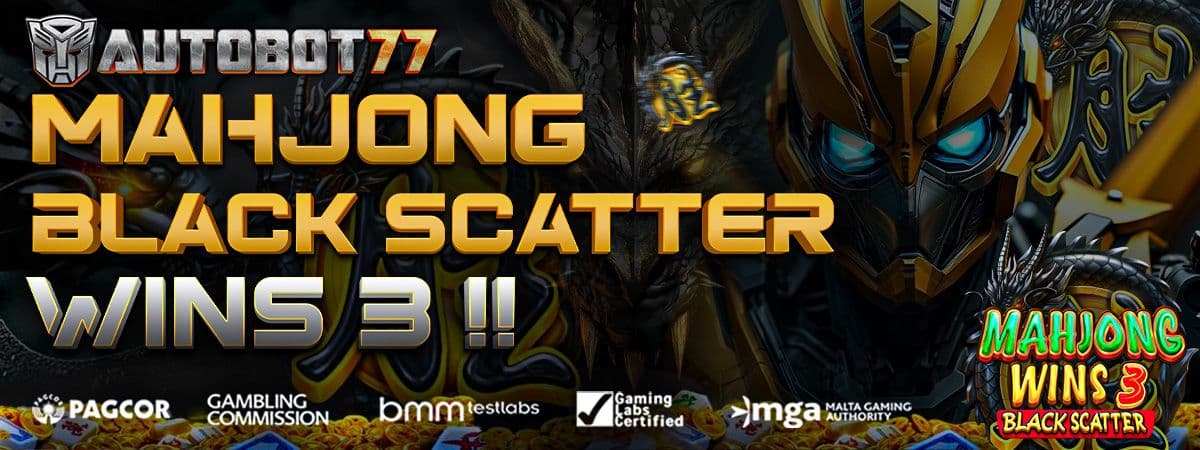 MAHJONG BLACK SCATTER WINS 3 !!!