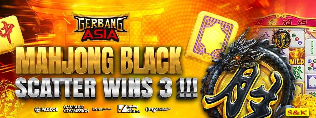 MAHJONG BLACK SCATTER WINS 3 !!!