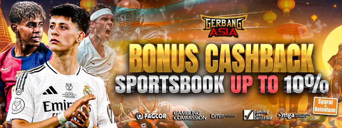 BONUS CASHBACK SPORTSBOOK UP TO 10%