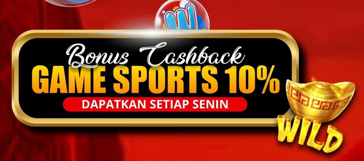 Promo BONUS CASHBACK 10 %  SPORTS