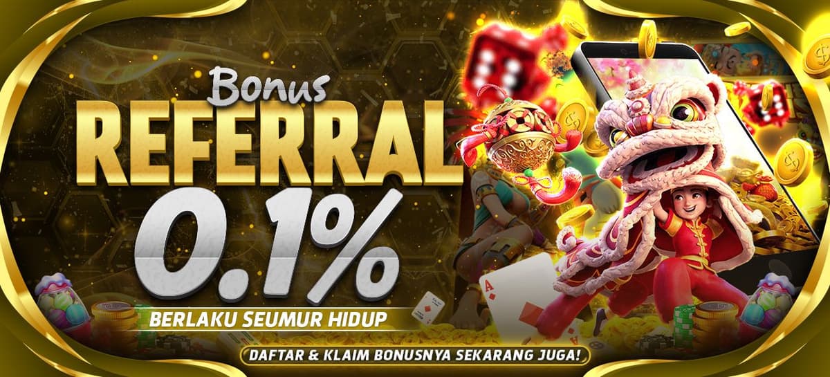 Promo Passive income = REFERRAL SEUMUR HIDUP 0.1%