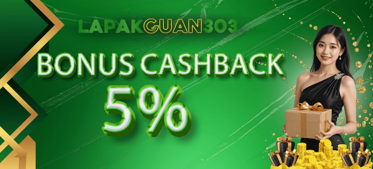 BONUS CASHBACK MINGGUAN 5%