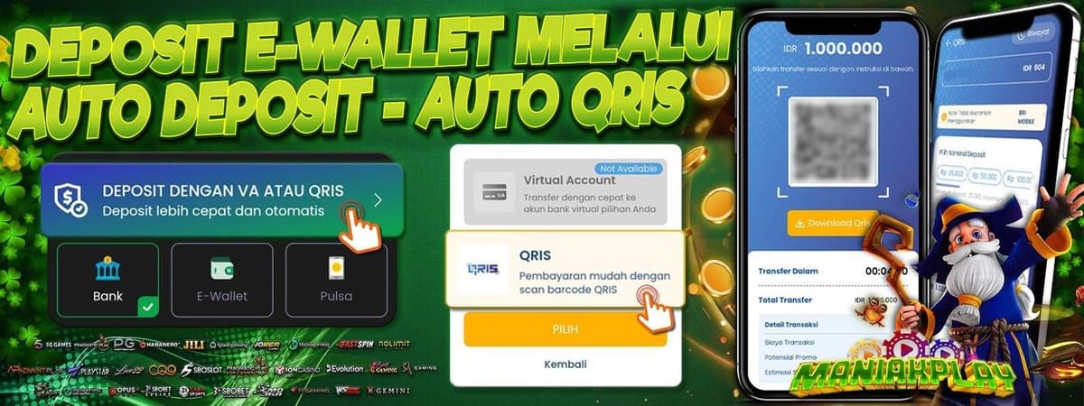 DEPOSIT E-WALLET MUDAH DENGAN QRIS Banner