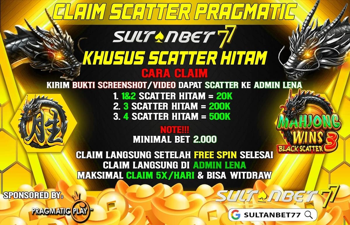 SPECIAL CLAIM SCATTER HITAM MAHJONG WINS 3