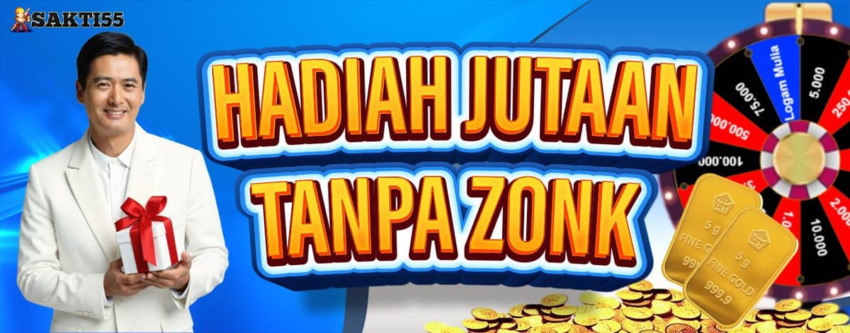 Sakti55 Bonus Spin Lucky Wheel Banner